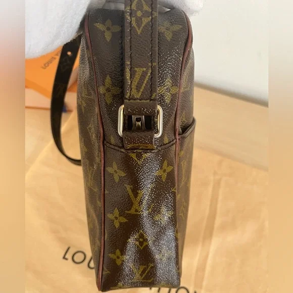 Louis Vuitton Marceau Shoulder Crossbody Messenger Bag Unisex Rare 1970-80 EUC - Picture 9 of 17